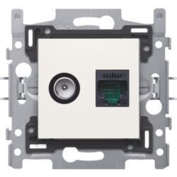 NIKO - CONN. COAX+RJ45 UTP CAT6 - 101-66258