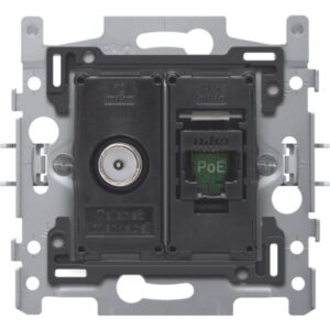 NIKO - Combinaison coax avec connexion RJ45 UTP Cat. 6