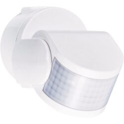 Détecteur de mouvement 200° 14 m blanc, configuration visible