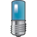 NIKO - Douille E10 avec LED bleu - 170-37002