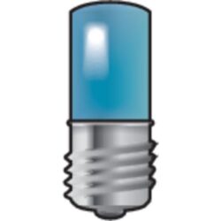 NIKO - Douille E10 avec LED bleu - 170-37002