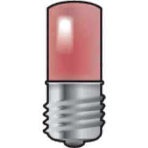 NIKO - Douille E10 avec LED rouge - 170-37003