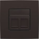 NIKO - Enjoliveur 1x RJ11/RJ45 plate