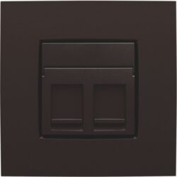NIKO - Enjoliveur 1x RJ11/RJ45 plate