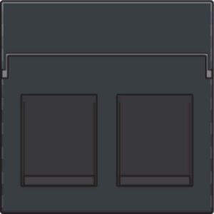 NIKO - Enjoliveur 2x RJ11/RJ45 plate