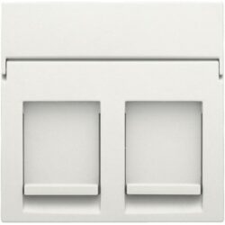 NIKO - Enjoliveur 2x RJ11/RJ45 plate