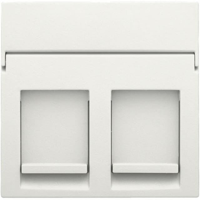 NIKO - Enjoliveur 2x RJ11/RJ45 plate NIKO - Enjoliveur 2x RJ11/RJ45 plate