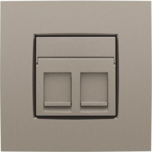 NIKO - Enjoliveur 2x RJ11/RJ45 plate