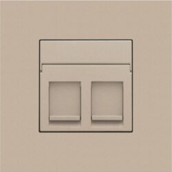 NIKO - Enjoliveur 2x RJ11/RJ45 plate