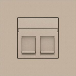 NIKO - Enjoliveur 2x RJ11/RJ45 plate