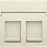 NIKO - Enjoliveur 2x RJ11/RJ45 plate