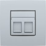 NIKO - Enjoliveur 2x RJ11/RJ45 plate
