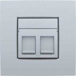 NIKO - Enjoliveur 2x RJ11/RJ45 plate