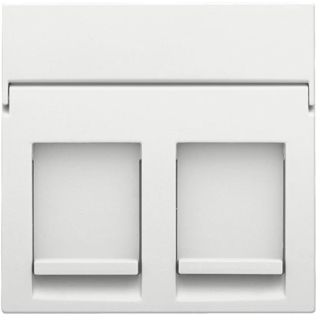 NIKO - Enjoliveur 2x RJ11/RJ45 plate NIKO - Enjoliveur 2x RJ11/RJ45 plate