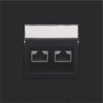 NIKO - Enjoliveur 2x RJ45 STP cat.6