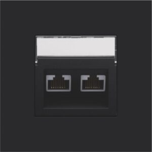 NIKO - Enjoliveur 2x RJ45 STP cat.6