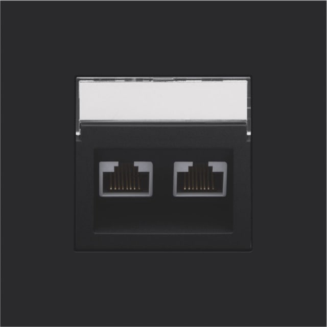 NIKO - Enjoliveur 2x RJ45 STP cat.6 NIKO - Enjoliveur 2x RJ45 STP cat.6