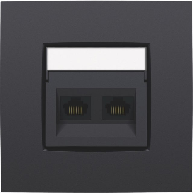 NIKO - Enjoliveur 2x RJ45 STP cat.6 NIKO - Enjoliveur 2x RJ45 STP cat.6
