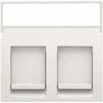 NIKO - Enjoliveur 2x RJ45 UTP cat.5E