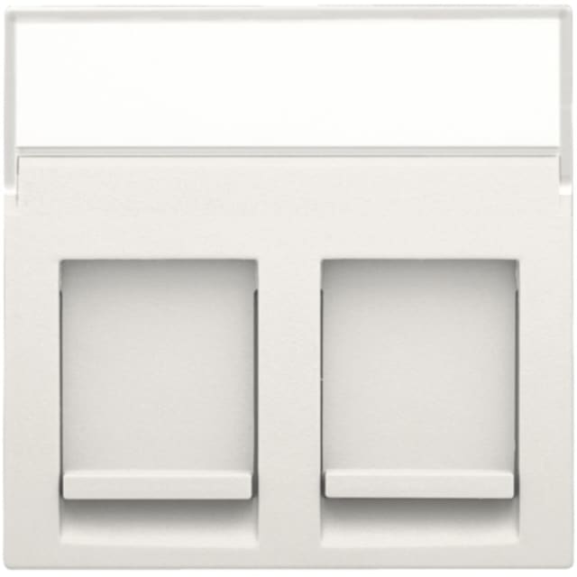 NIKO - Enjoliveur 2x RJ45 UTP cat.5E NIKO - Enjoliveur 2x RJ45 UTP cat.5E