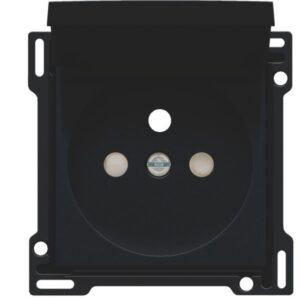 NIKO - Enjoliveur avec clapet pour prise de courant 2P+A (broche) + sécurité