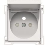 NIKO - Enjoliveur avec clapet pour prise de courant 2P+A (broche)+sécurité