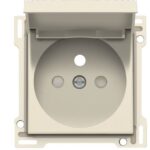 NIKO - Enjoliveur avec clapet pour prise de courant 2P+A (broche)+sécurité