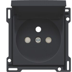 NIKO - Enjoliveur avec clapet pour prise de courant 2P+A(broche)+sécurité