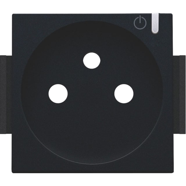 NIKO - Enjoliveur avec manette de commande pour prise connectée 2P+T NIKO - Enjoliveur avec manette de commande pour prise connectée 2P+T