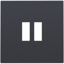 Enjoliveur de chargeur USB anthracite, configuration visible