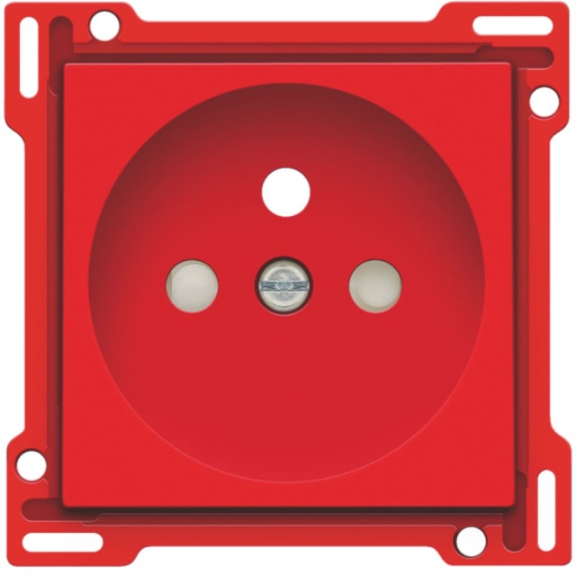 NIKO - Enjoliveur pour prise de courant 2P+A (broche) + sécurité NIKO - Enjoliveur pour prise de courant 2P+A (broche) + sécurité