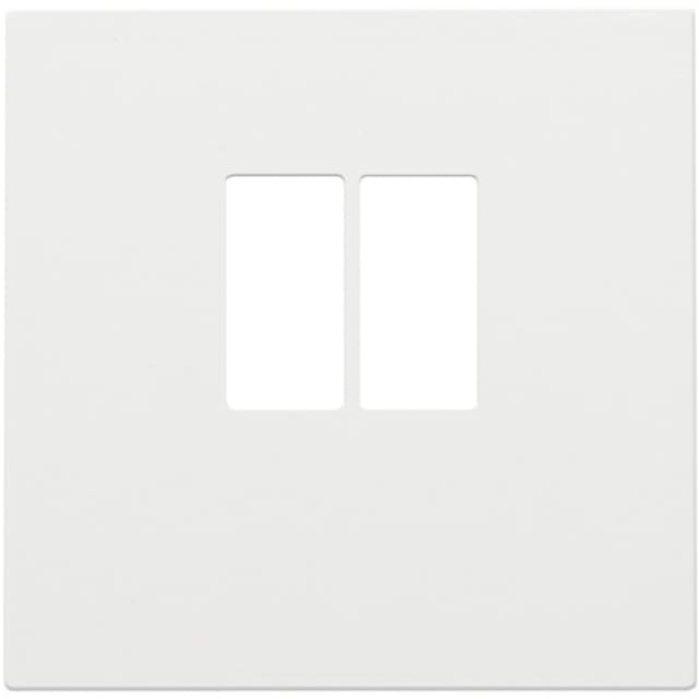 Enjoliveur pour connecteur haut-parleur acier blanc – Image 1