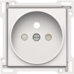 NIKO - Enjoliveur simple pour prise de courant 2P+A (broche) + sécurité