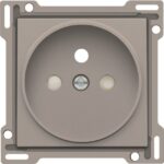 NIKO - Enjoliveur simple pour prise de courant 2P+A (broche) + sécurité