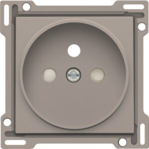 NIKO - Enjoliveur simple pour prise de courant 2P+A (broche) + sécurité