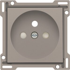 NIKO - Enjoliveur simple pour prise de courant 2P+A (broche) + sécurité