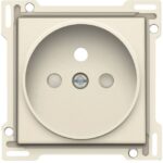 NIKO - Enjoliveur simple pour prise de courant 2P+A (broche) + sécurité