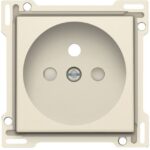NIKO - Enjoliveur simple pour prise de courant 2P+A (broche) + sécurité