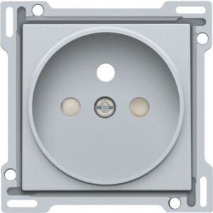 NIKO - Enjoliveur simple pour prise de courant 2P+A (broche) + sécurité