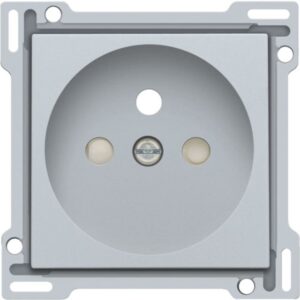 NIKO - Enjoliveur simple pour prise de courant 2P+A (broche) + sécurité