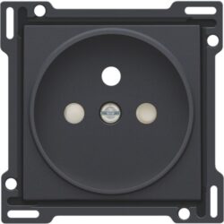 NIKO - Enjoliveur simple pour prise de courant 2P+A (broche)+sécurité