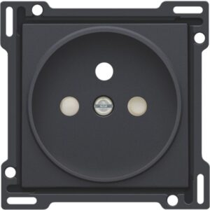 NIKO - Enjoliveur simple pour prise de courant 2P+A (broche)+sécurité