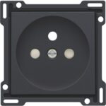 NIKO - Enjoliveur simple pour prise de courant 2P+A (broche)+sécurité