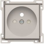 NIKO - Enjoliveur simple pour prise de courant 2P+A (broche)+sécurité
