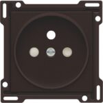 NIKO - Enjoliveur simple pour prise de courant avec 2P+A (broche) + sécurité