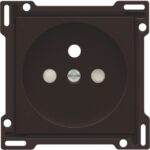 NIKO - Enjoliveur simple pour prise de courant avec 2P+A (broche) + sécurité