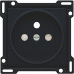 NIKO - Enjoliveur simple pour prise de courant avec 2P+A (broche) + sécurité