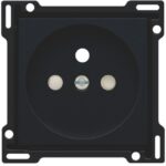 NIKO - Enjoliveur simple pour prise de courant avec 2P+A (broche) + sécurité