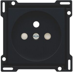 NIKO - Enjoliveur simple pour prise de courant avec 2P+A (broche) + sécurité
