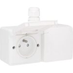 NIKO - HYDRO PRISE DOUBLE 2P+T bornes auto - 701-37753